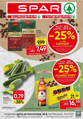 Titelbild des Prospekts von SPAR VBG Flyer