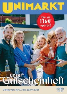 Logo von Unimarkt Gutscheinheft