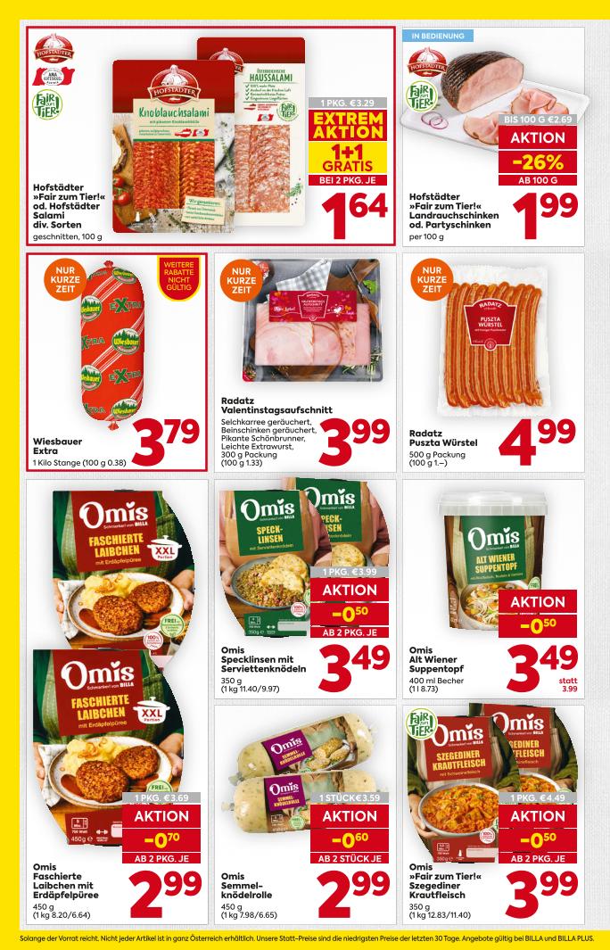 Prospekt von BILLA
