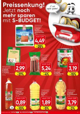 Titelbild des Prospekts von SPAR VBG / SBG / TRL / OÖ / W / NÖ / BGLD