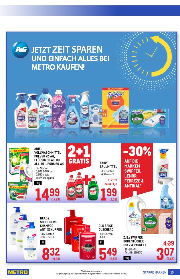 Prospekt von METRO