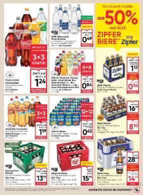 Titelbild des Prospekts von Maximarkt Wels