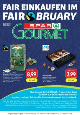 Titelbild des Prospekts von SPAR Gourmet Einleger