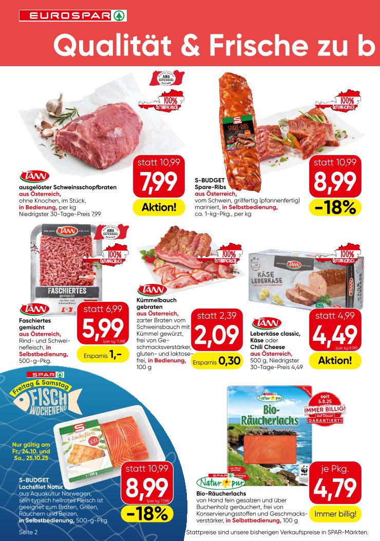 Prospekt von EUROSPAR