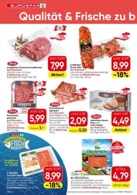 Titelbild des Prospekts von EUROSPAR KTN