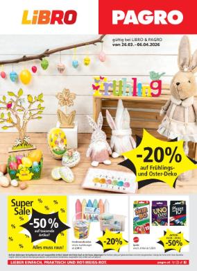 Titelbild des Prospekts von PAGRO & LIBRO