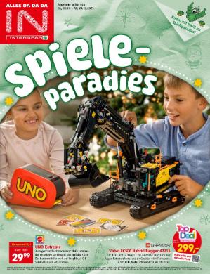 Titelbild des Prospekts von INTERSPAR Spielzeug
