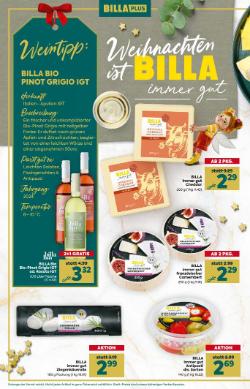 Titelbild des Prospekts von BILLA festlich genießen