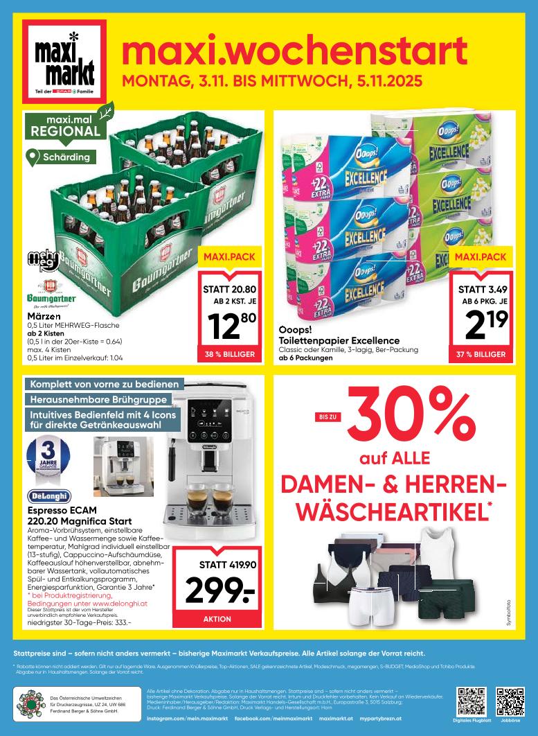 Prospekt von Maximarkt