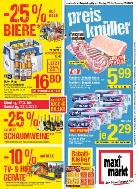 Titelbild des Prospekts von Maximarkt Linz / Haid