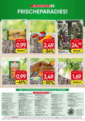 Titelbild des Prospekts von EUROSPAR OÖ