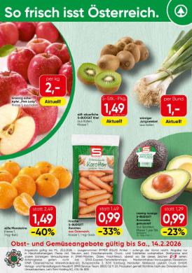 Titelbild des Prospekts von SPAR W / NOE / BGLD
