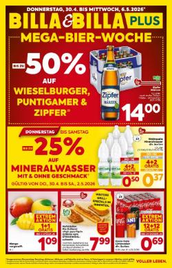 Titelbild des Prospekts von BILLA Salzburg / Tirol