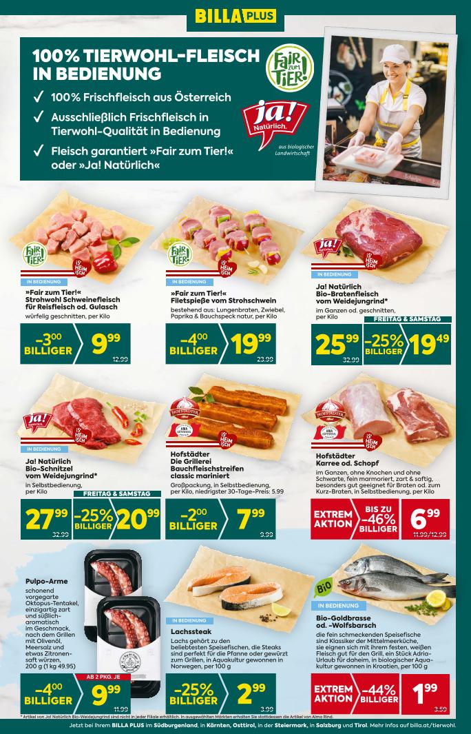 Prospekt von BILLA PLUS
