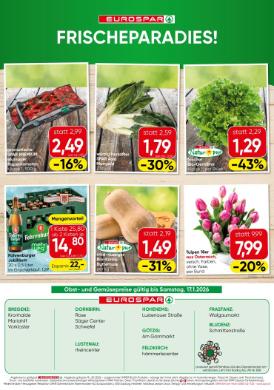 Titelbild des Prospekts von EUROSPAR VBG