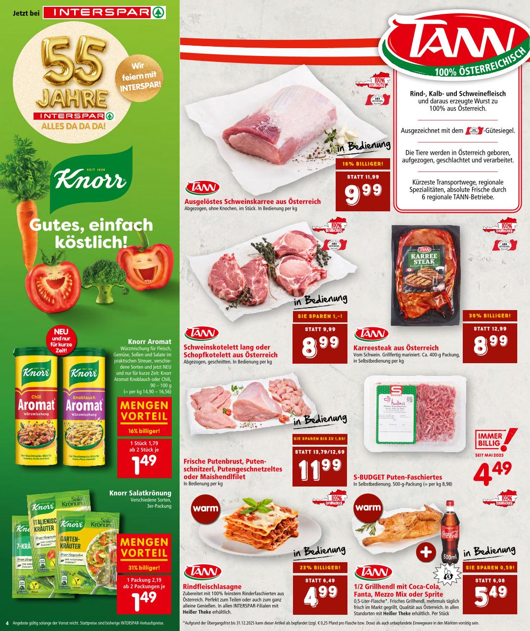 Prospekt von INTERSPAR