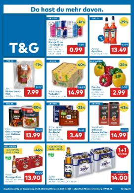 Titelbild des Prospekts von T&G Salzburg