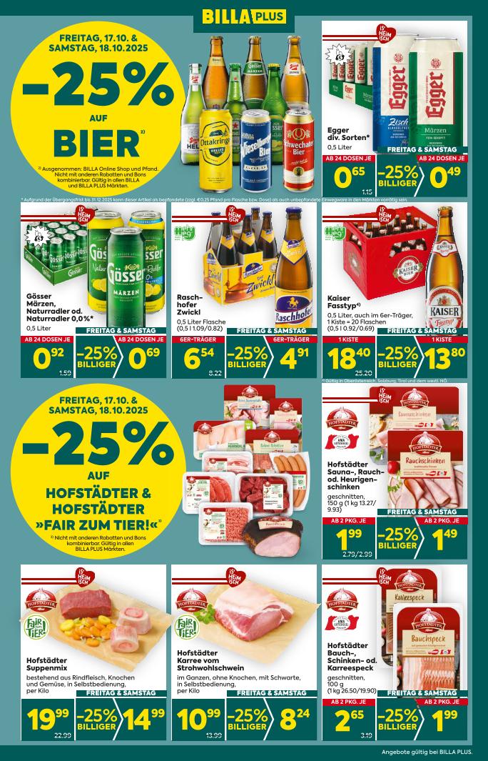 Prospekt von BILLA PLUS