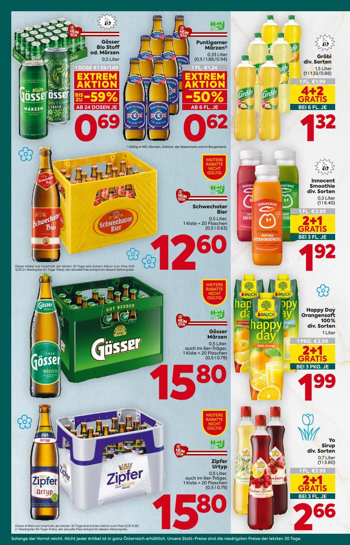 Prospekt von BILLA PLUS