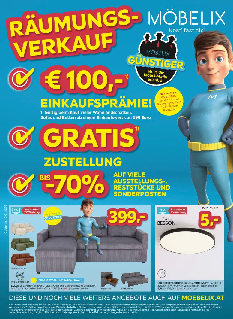 Prospekt von Möbelix
