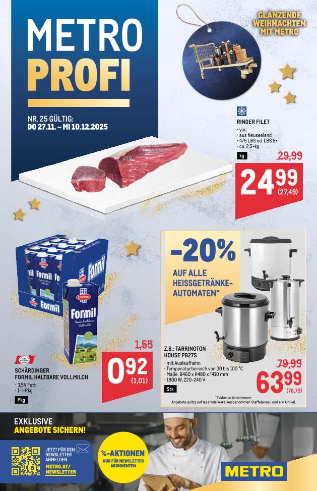 Prospekt von METRO