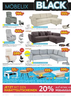 Titelbild des Prospekts von Möbelix