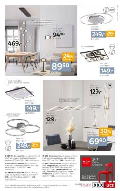 Titelbild des Prospekts von XXXLutz Leuchten