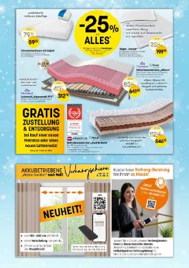 Titelbild des Prospekts von Betten Reiter