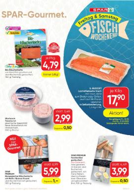 Titelbild des Prospekts von SPAR Gourmet