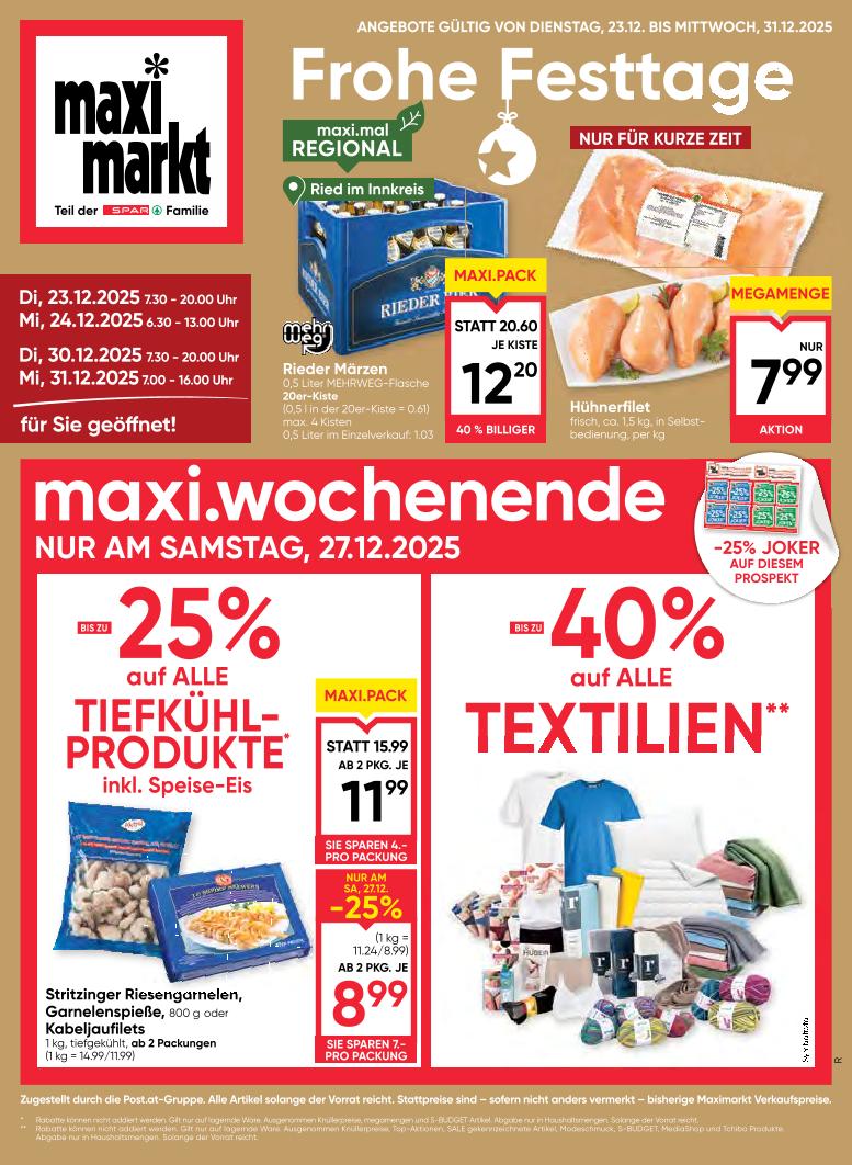 Prospekt von Maximarkt