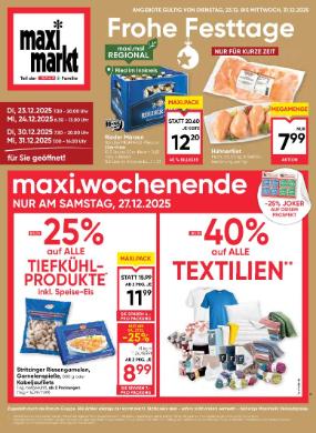 Titelbild des Prospekts von Maximarkt Ried