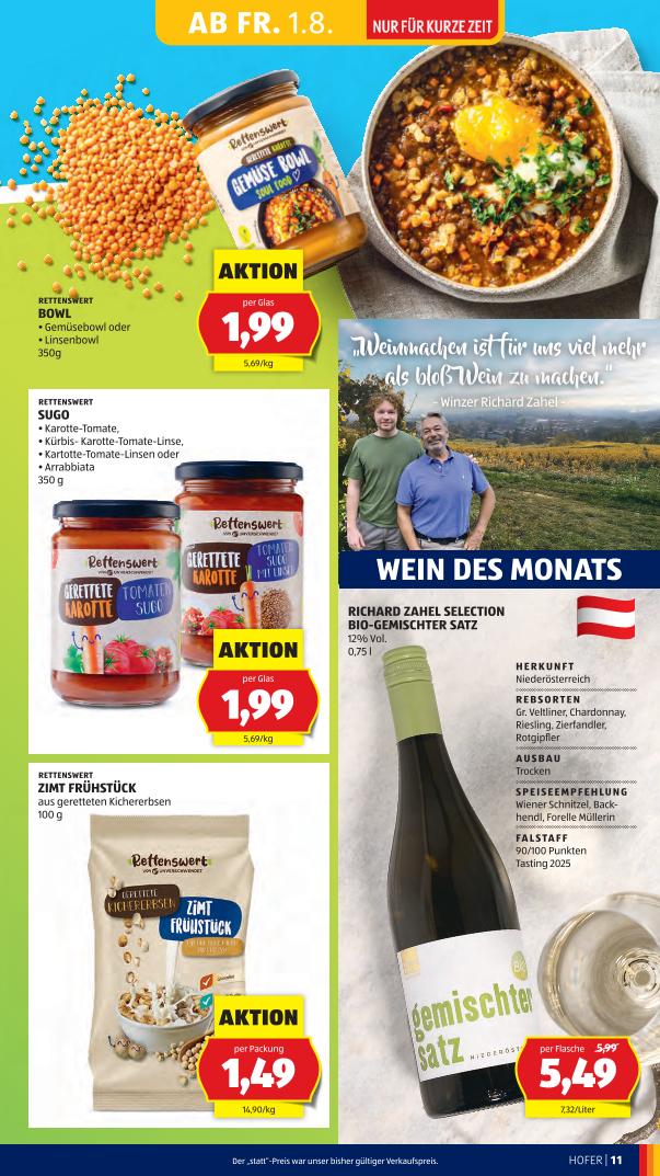 Prospekt von HOFER
