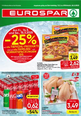 Titelbild des Prospekts von EUROSPAR OÖ
