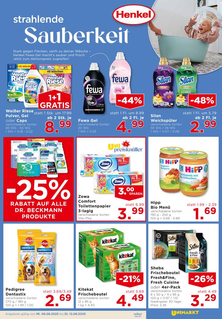 Prospekt von Unimarkt