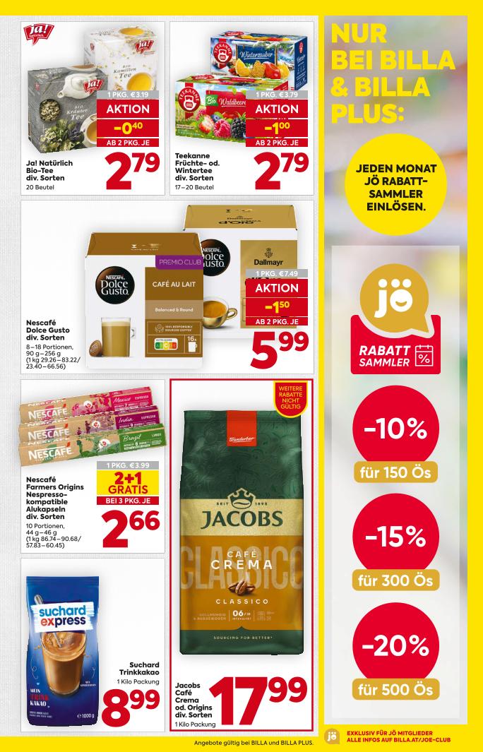 Prospekt von BILLA