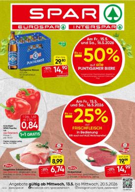 Titelbild des Prospekts von SPAR STMK / KTN