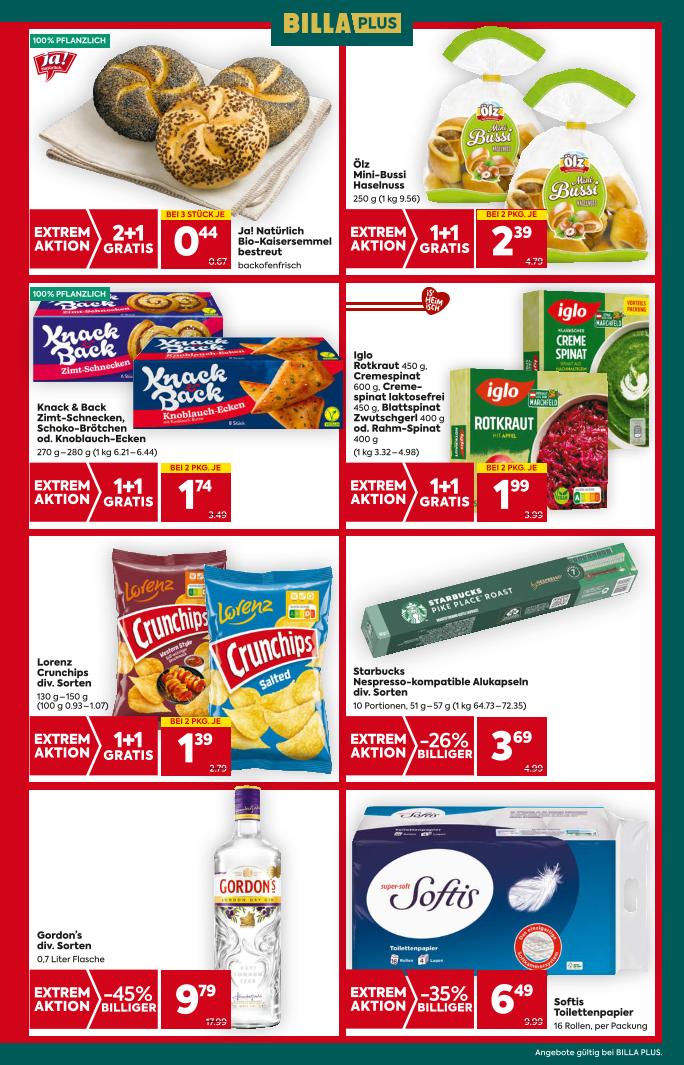 Prospekt von BILLA PLUS