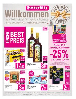 Titelbild des Prospekts von Sutterlüty