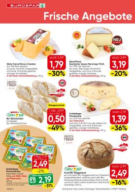 Titelbild des Prospekts von EUROSPAR STMK