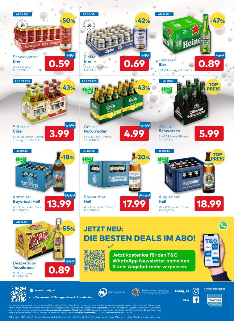Prospekt von T&G