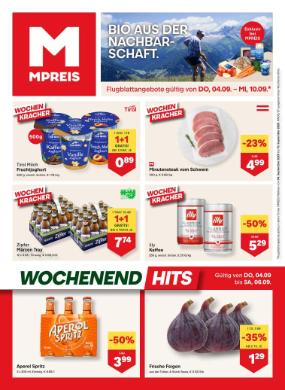 Titelbild des Prospekts von MPREIS TIROL