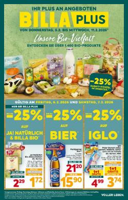 Titelbild des Prospekts von BILLA PLUS Burgenland