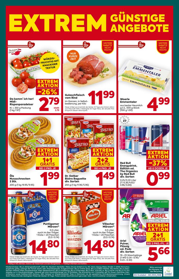 Prospekt von BILLA PLUS