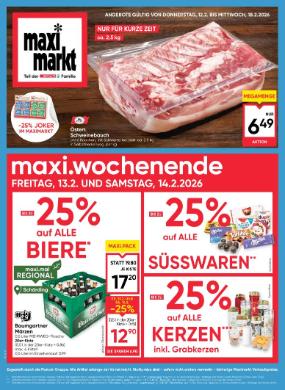 Titelbild des Prospekts von Maximarkt Wels