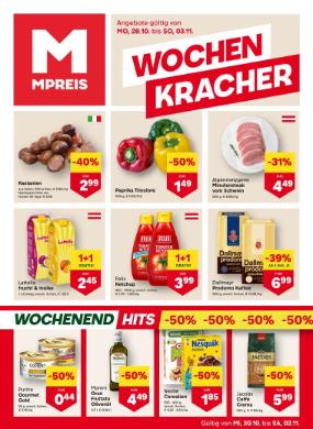 Titelbild des Prospekts von MPREIS VBG
