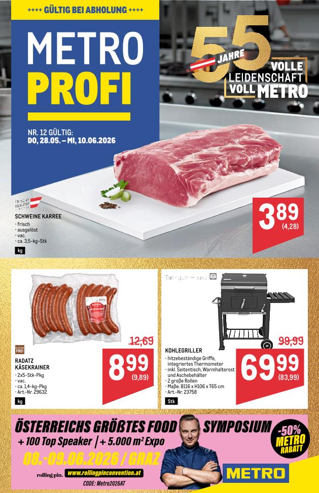 Prospekt von METRO