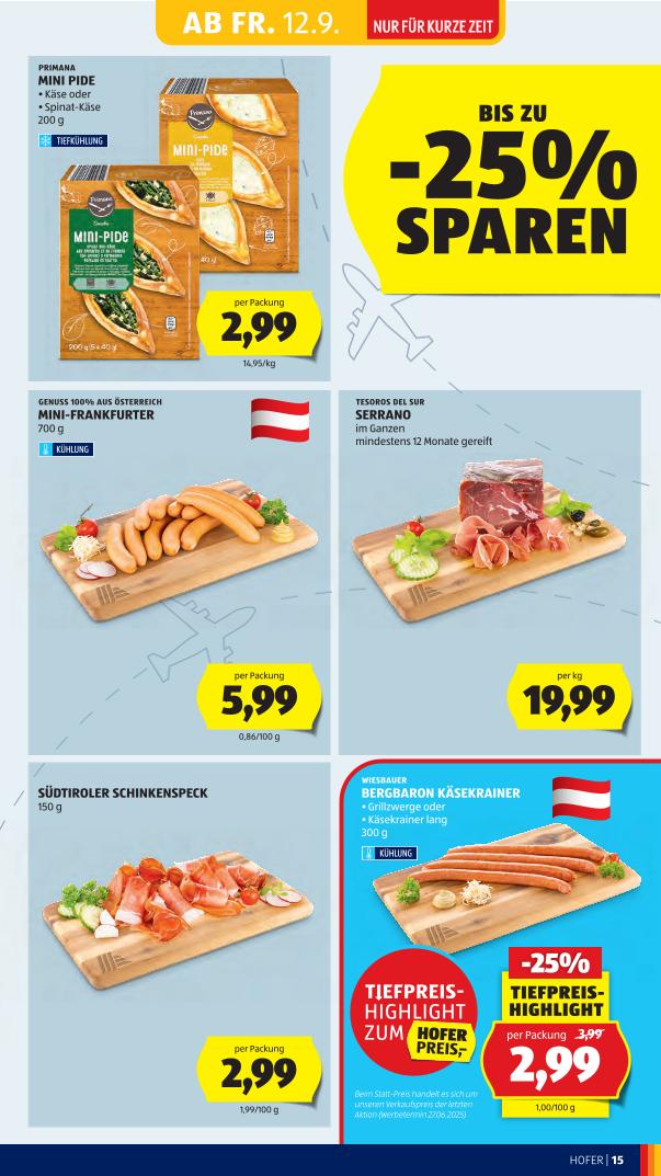 Prospekt von HOFER