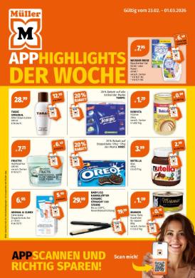 Titelbild des Prospekts von Müller Österreich