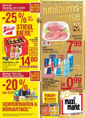 Titelbild des Prospekts von Maximarkt Anif / Bruck