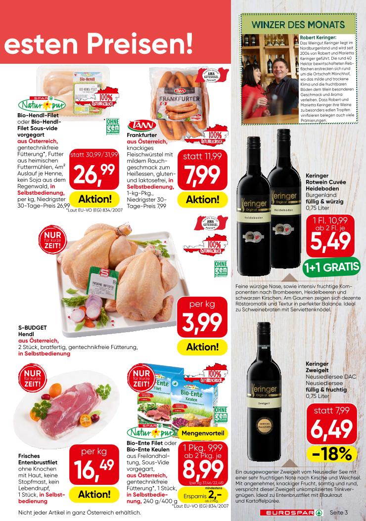 Prospekt von EUROSPAR